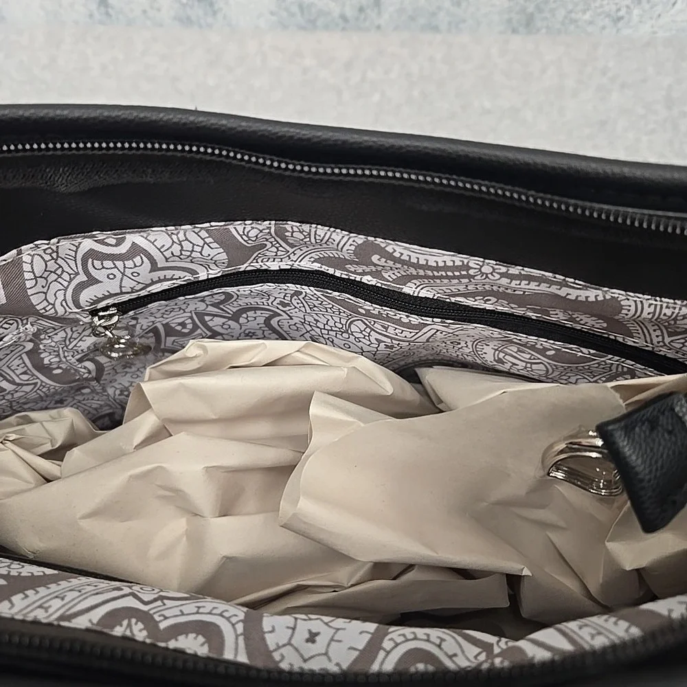 Bella Russo Black Hobo Bag Designer Purse‎ Shoulder Bag Everyday